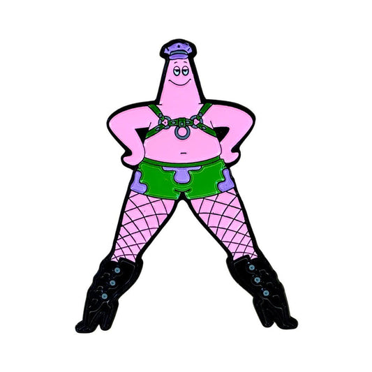 Geeky & Kinky Starfish Enamel Pin – Light Pink