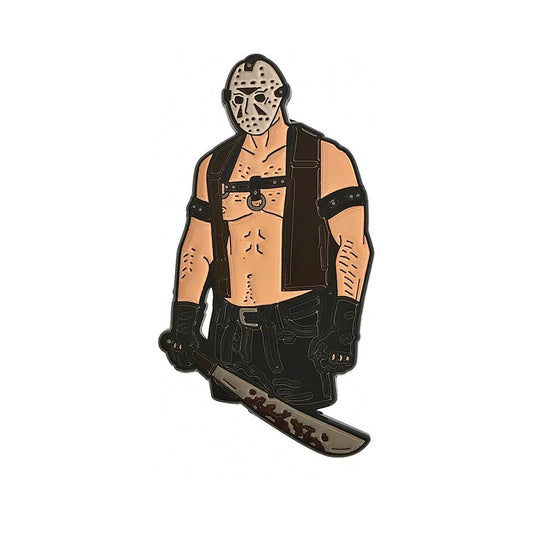 Geeky & Kinky Machete Daddy Enamel Pin – Multi-Color