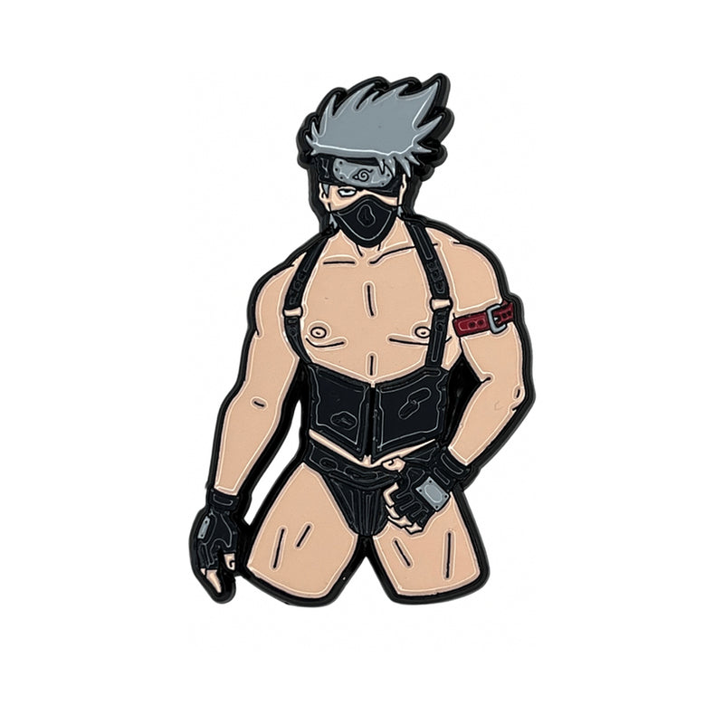 Geeky & Kinky Scarecrow of the Field Enamel Pin – Multi-Color