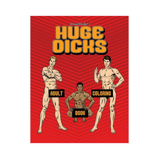 Wood Rocket Huge Dicks Adult Coloring Book – 24 Original Illustrations