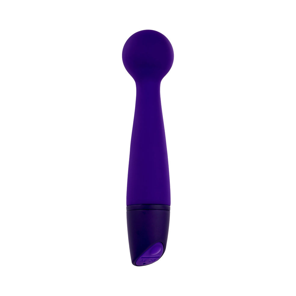 Selopa Gumball Rechargeable Slim Wand - Purple - 10 Vibration Functions