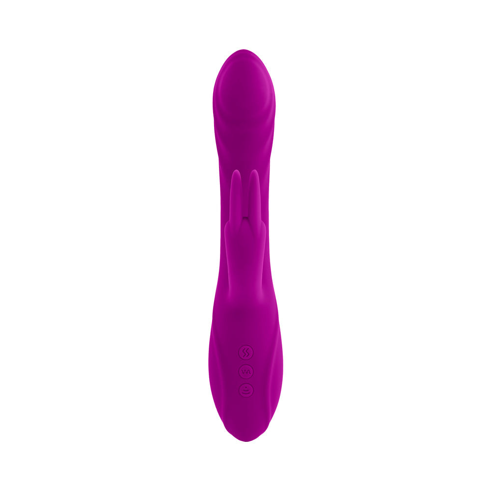 Evolved Fourgasm Rechargeable Triple Stim Vibe with Suction - Purple