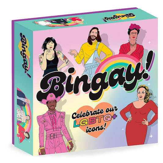 Bingay! Celebrate Our LGBTQ+ Icons! Bingo Game – Multicolor
