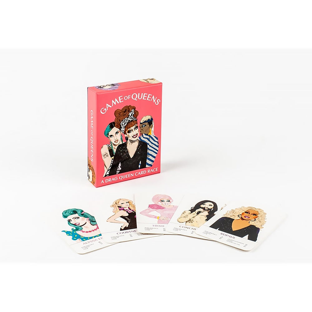 Game of Queens Drag Queen Card Race Game by Hachette