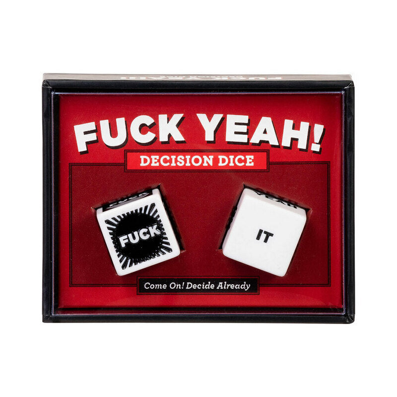 Hachette Fuck Yeah! Decision Dice Game – 6-Sided Dice for Making Tough Decisions
