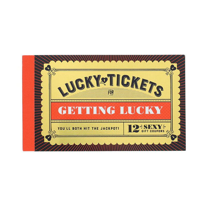Hachette Lucky Tickets Gift Coupons – 12 Foil-Stamped Tickets