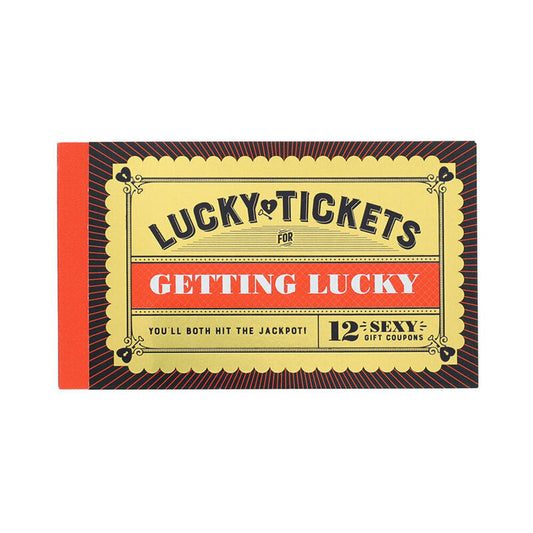 Hachette Lucky Tickets Gift Coupons – 12 Foil-Stamped Tickets
