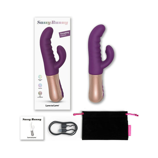 Love to Love Sassy Bunny Thrusting Rabbit – Purple
