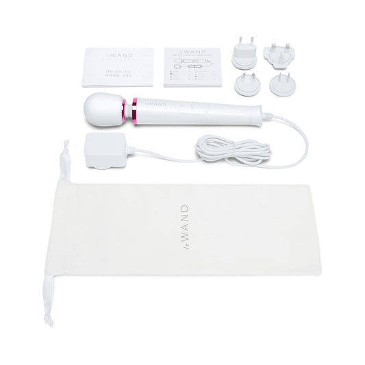 Le Wand Powerful Petite Plug-In Vibrating Massager – White