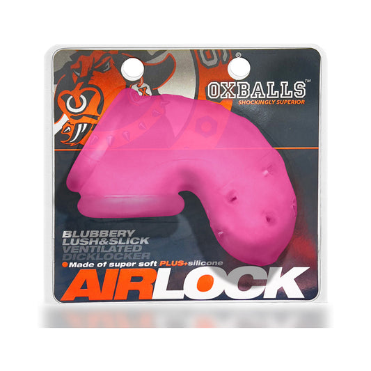 OxBalls Airlock Air-Lite Vented Chastity Cage – Hot Pink