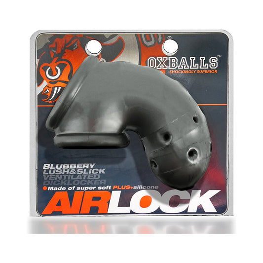 OxBalls Airlock Air-Lite Vented Chastity Cage – Silver