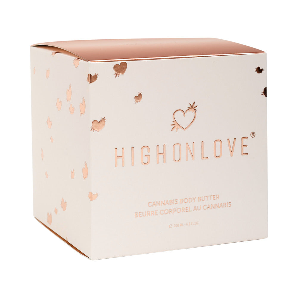 HighOnLove Canna Body Butter – Nourishing Hydration – Floral Lychee