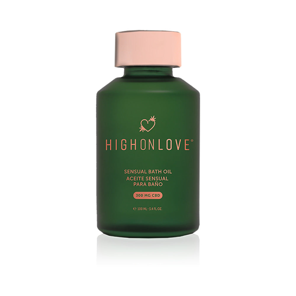 HighOnLove CBD Bath & Body Oil – 300 mg CBD – Clear