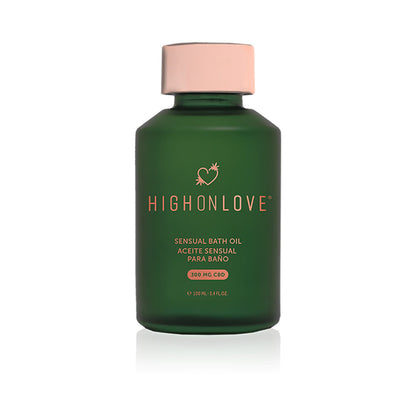 HighOnLove CBD Bath & Body Oil – 300 mg CBD – Clear