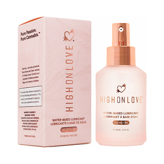 HighOnLove CBD Water Based Lubricant – Clear, 200 mg CBD