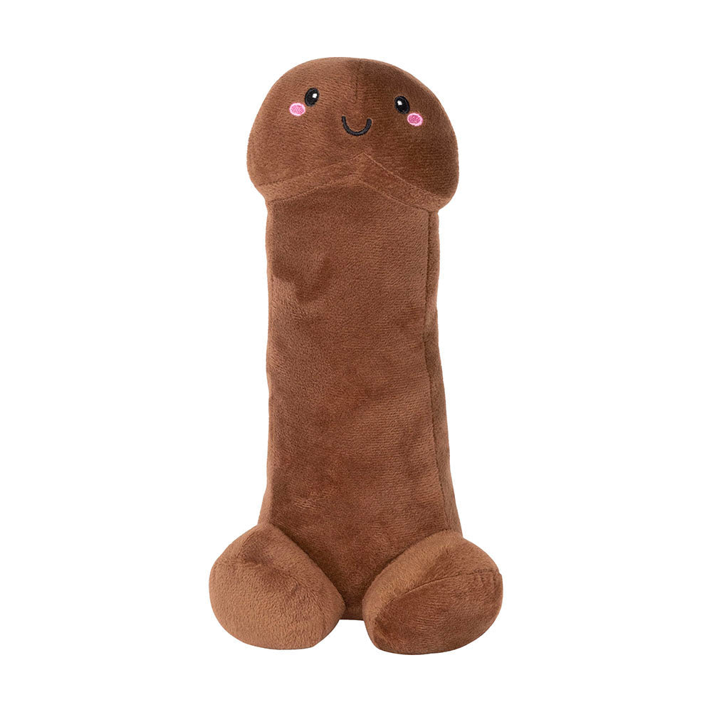 Shots Penis Stuffy 12 in. Plush Toy - Brown