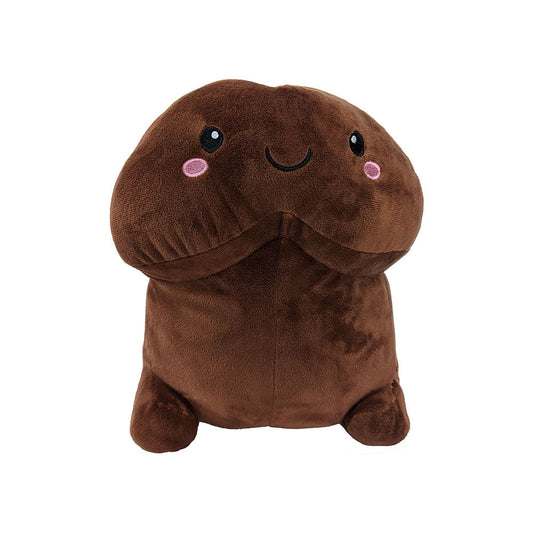 Shots Short Penis Stuffy Plush Toy – Brown