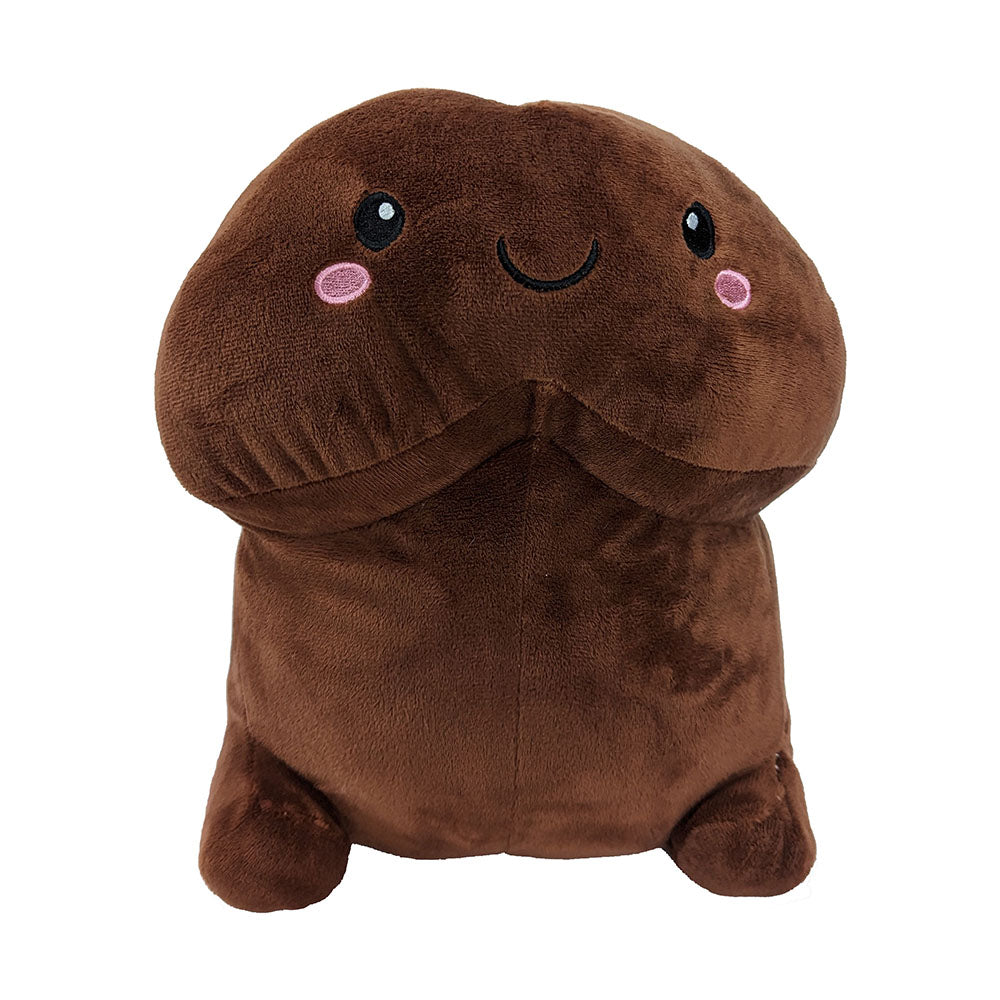 Shots Short Penis Stuffy Plush Toy – Brown