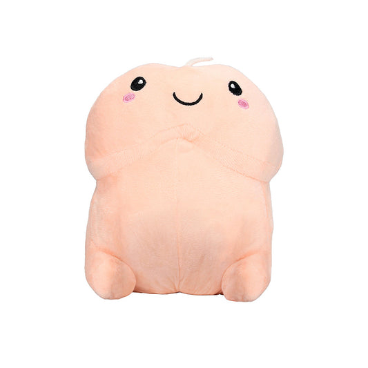 Shots Short Penis Stuffy Plush Toy – Beige