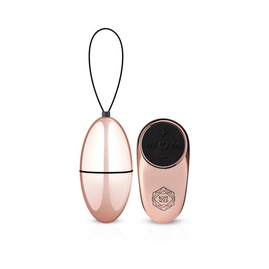 Rosy Gold Nouveau Vibrating Egg – Waterproof, Remote-Controlled, Rose Gold