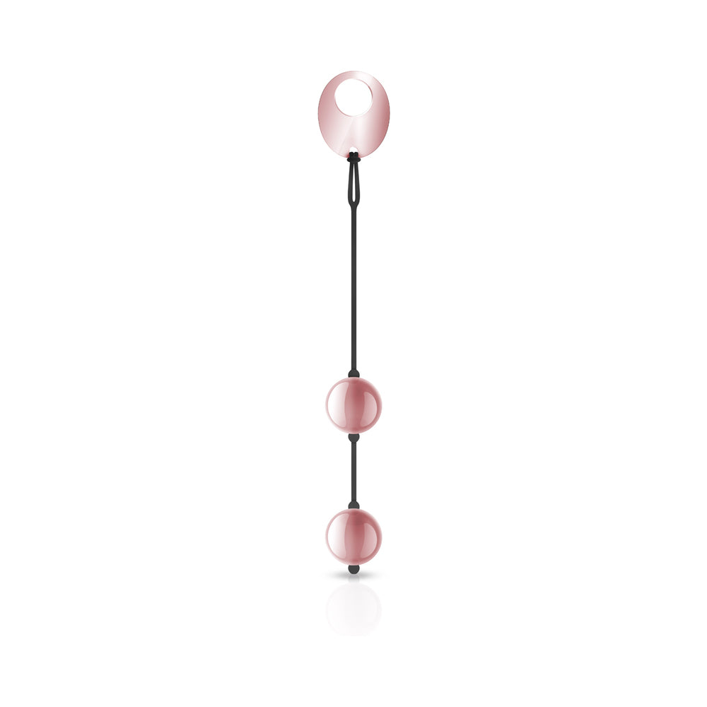 Rosy Gold Ben Wa Balls – Metal Pelvic Floor Training Balls – Rose Gold