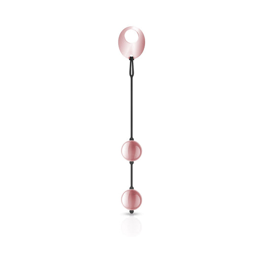 Rosy Gold Ben Wa Balls – Metal Pelvic Floor Training Balls – Rose Gold