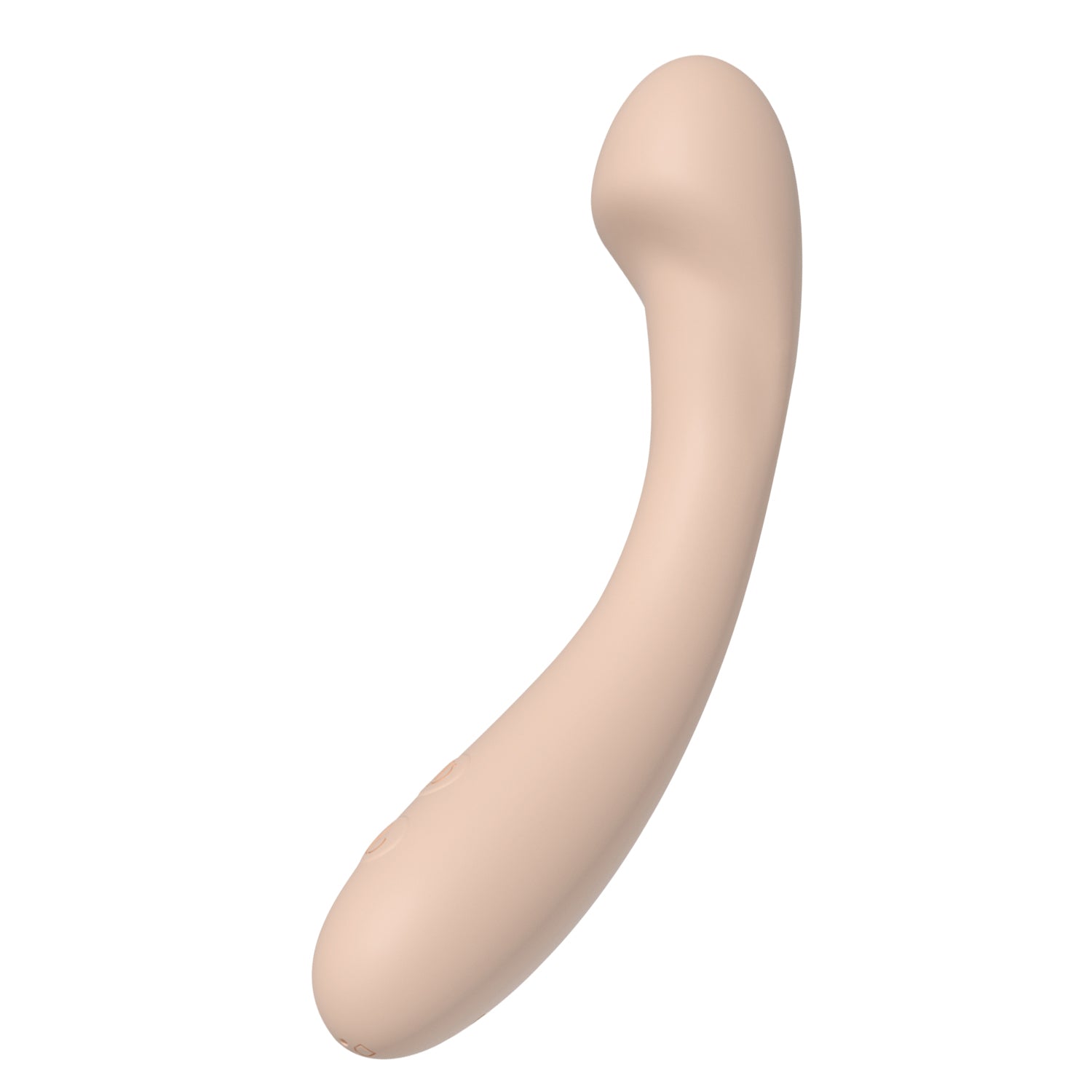 Delyte Curved G-Spot Vibrator - Multi-Function - Beige