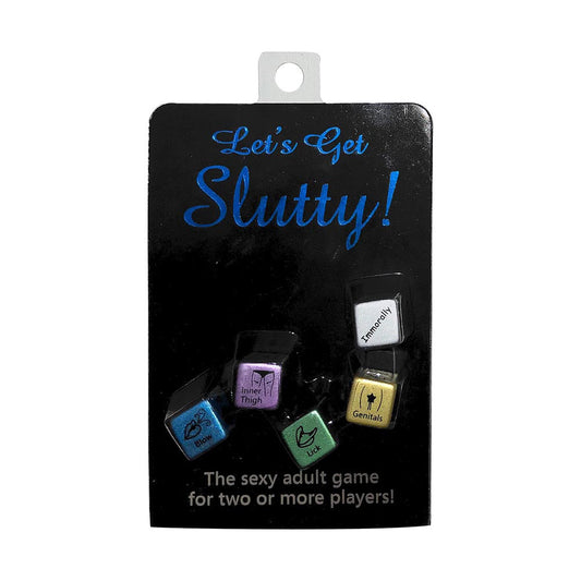 Kheper Games Let's Get Slutty! Dice Game – Assorted Colors