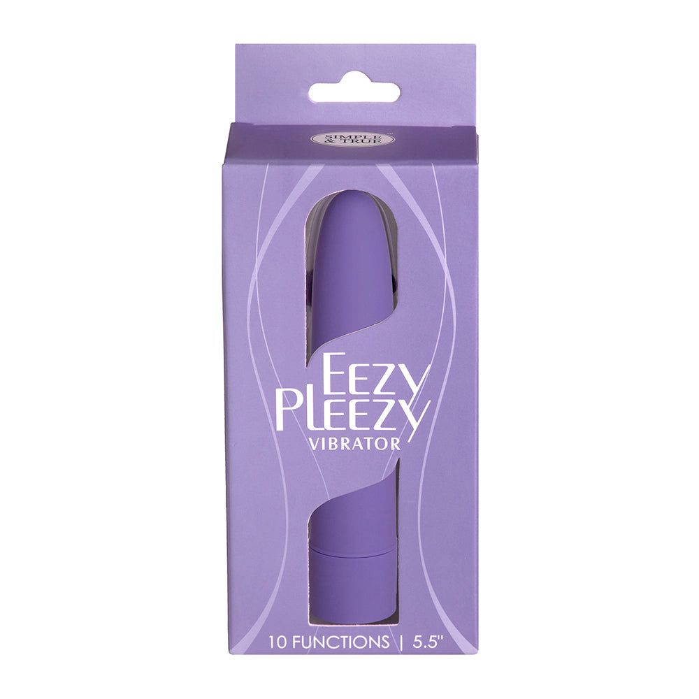 BMS Eezy Pleezy Classic Vibrator 5.5 in. - Purple