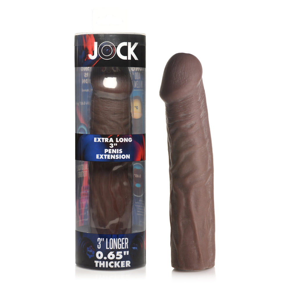 Curve Novelties Jock Extra Long Penis Extension Sleeve – Brown