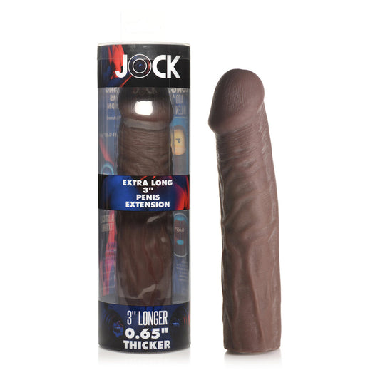 Curve Novelties Jock Extra Long Penis Extension Sleeve – Brown