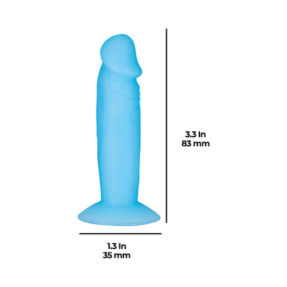Addiction Silly Willy Glow-in-the-Dark Miniature Dildo – 3.3 in. – Pink