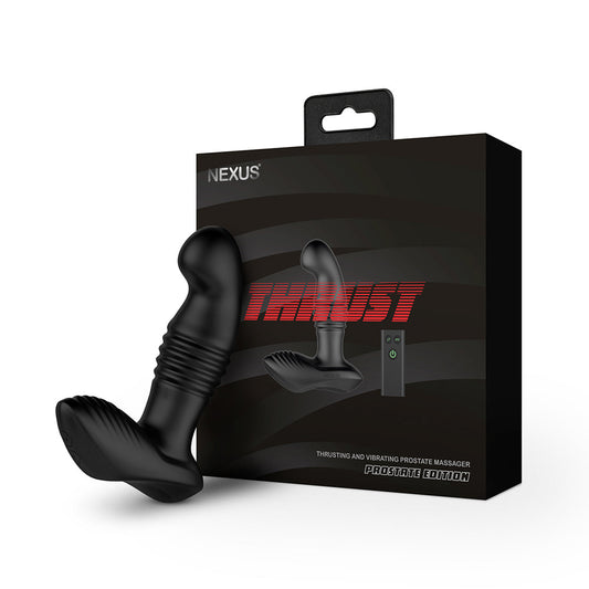 Nexus Thrust Prostate Edition Thrusting Vibrating Prostate and Perineum Massager - Black