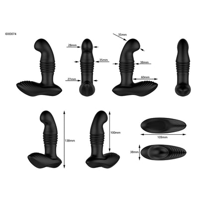 Nexus Thrust Prostate Edition Thrusting Vibrating Prostate and Perineum Massager - Black