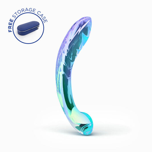 Biird Kalii Glass G-Spot Dildo – Teal