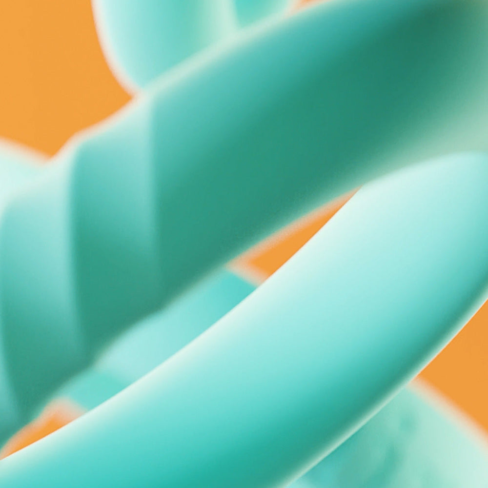 Biird Riin 3-Piece C-ring Set – Teal Silicone Penis Rings