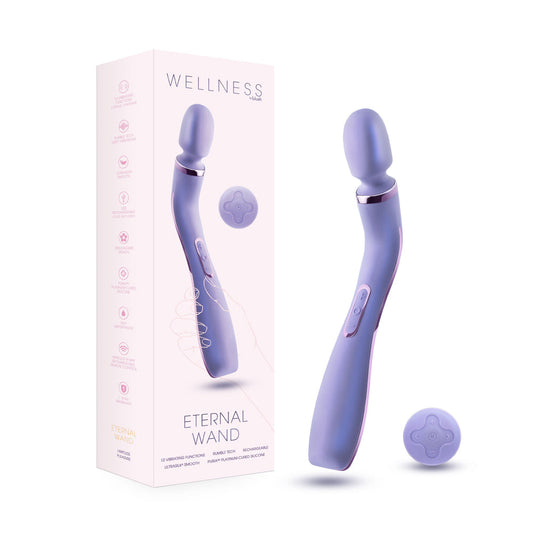 Blush Wellness Eternal Wand Massage Wand with Remote Control – Light Purple