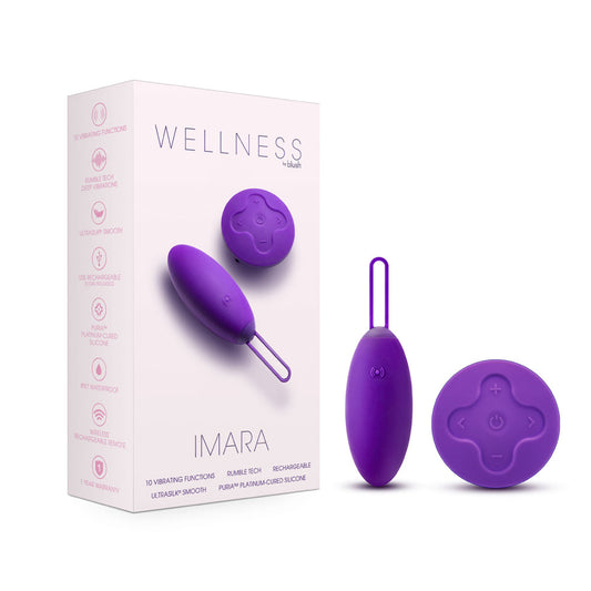 Blush Wellness Imara Vibrating Egg - Purple - 10 Vibration Functions