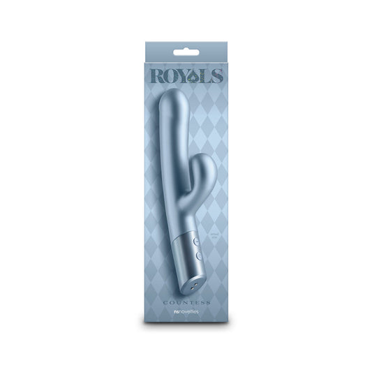Royals Countess Metallic Seafoam Vibrator – Teal