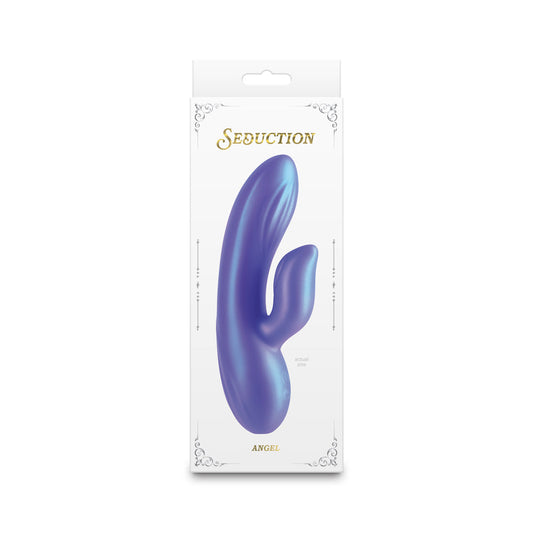 Seduction Angel Metallic Coral Rabbit Vibrator – Purple