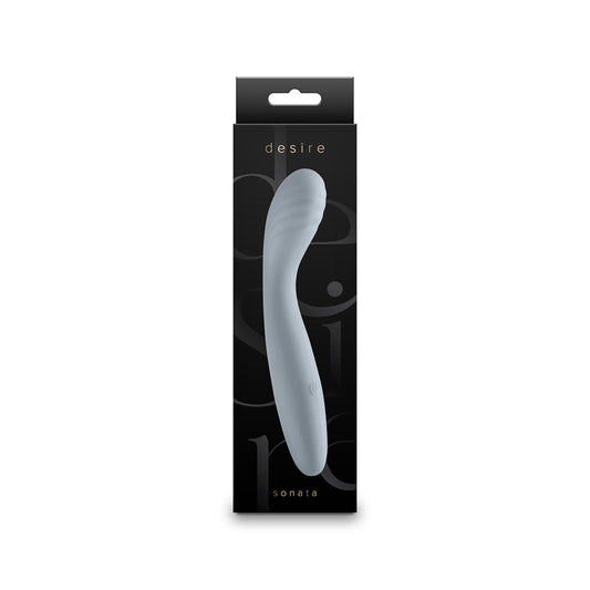 Desire Sonata G-Spot Vibrator with Flexible Shaft – Gray