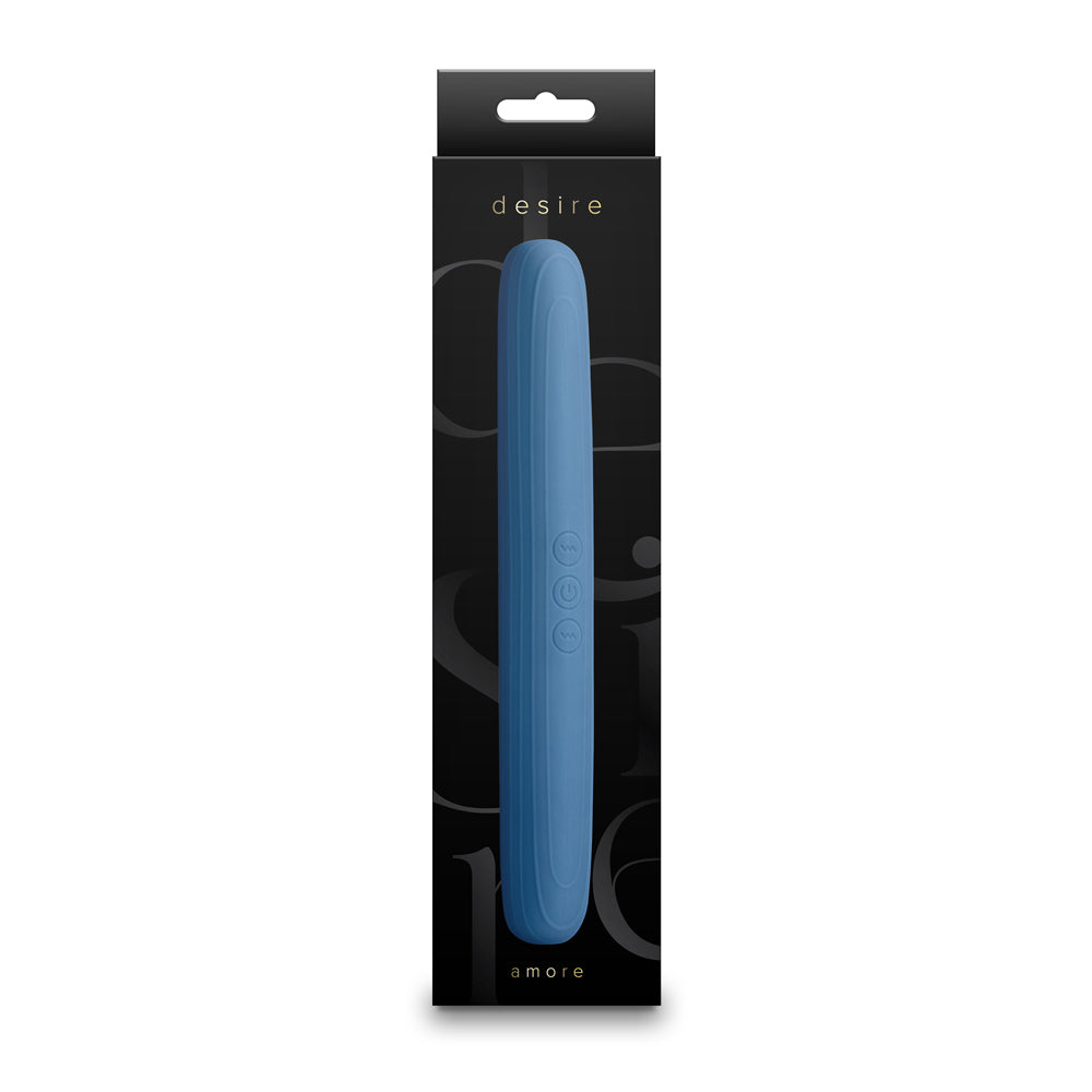 Desire Amore Bluebell Double-Ended Vibrator with 2 Motors – Blue