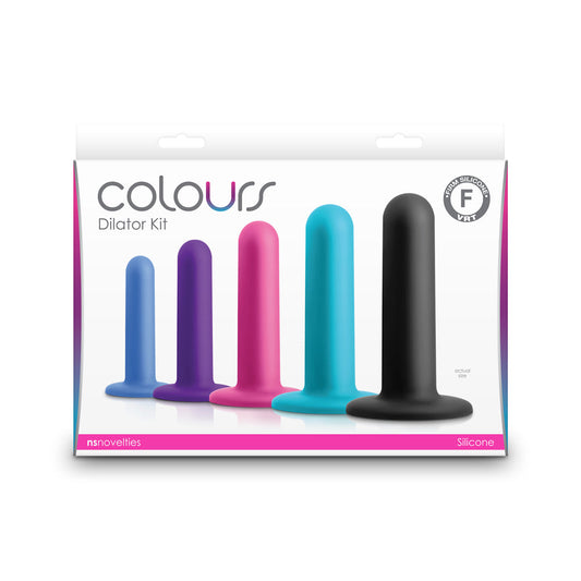 Colours Dilator Kit – 5 Piece Silicone Dilator Set – Multicolor