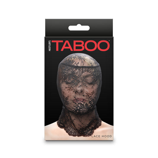 Hustler Taboo Lace Hood - Black - Stretch Lace Design