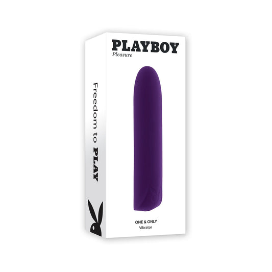 Playboy One & Only Rechargeable Silicone Bullet Vibrator – Purple