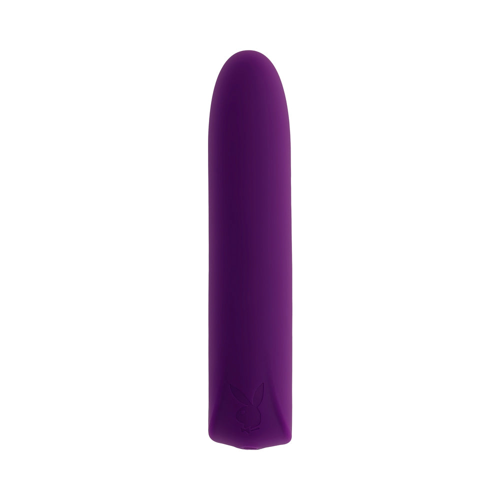 Playboy One & Only Rechargeable Silicone Bullet Vibrator – Purple