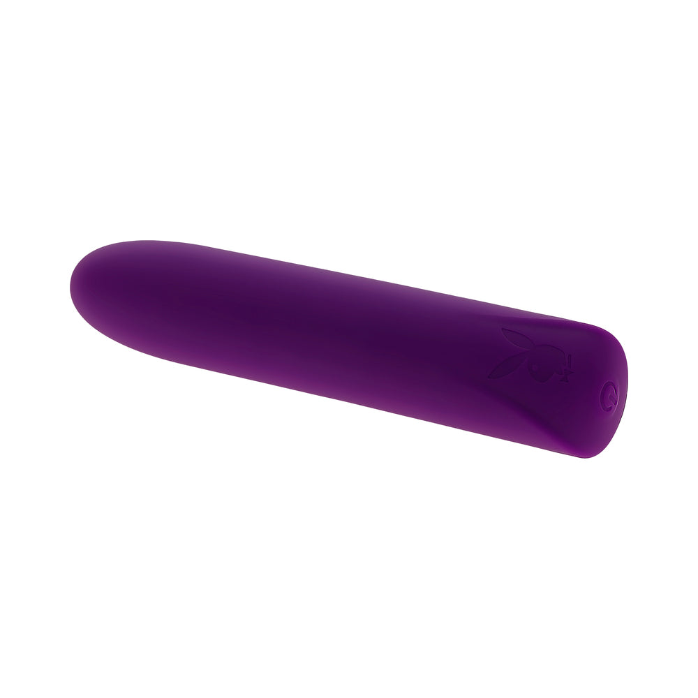 Playboy One & Only Rechargeable Silicone Bullet Vibrator – Purple