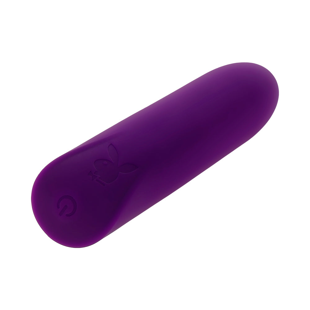 Playboy One & Only Rechargeable Silicone Bullet Vibrator – Purple
