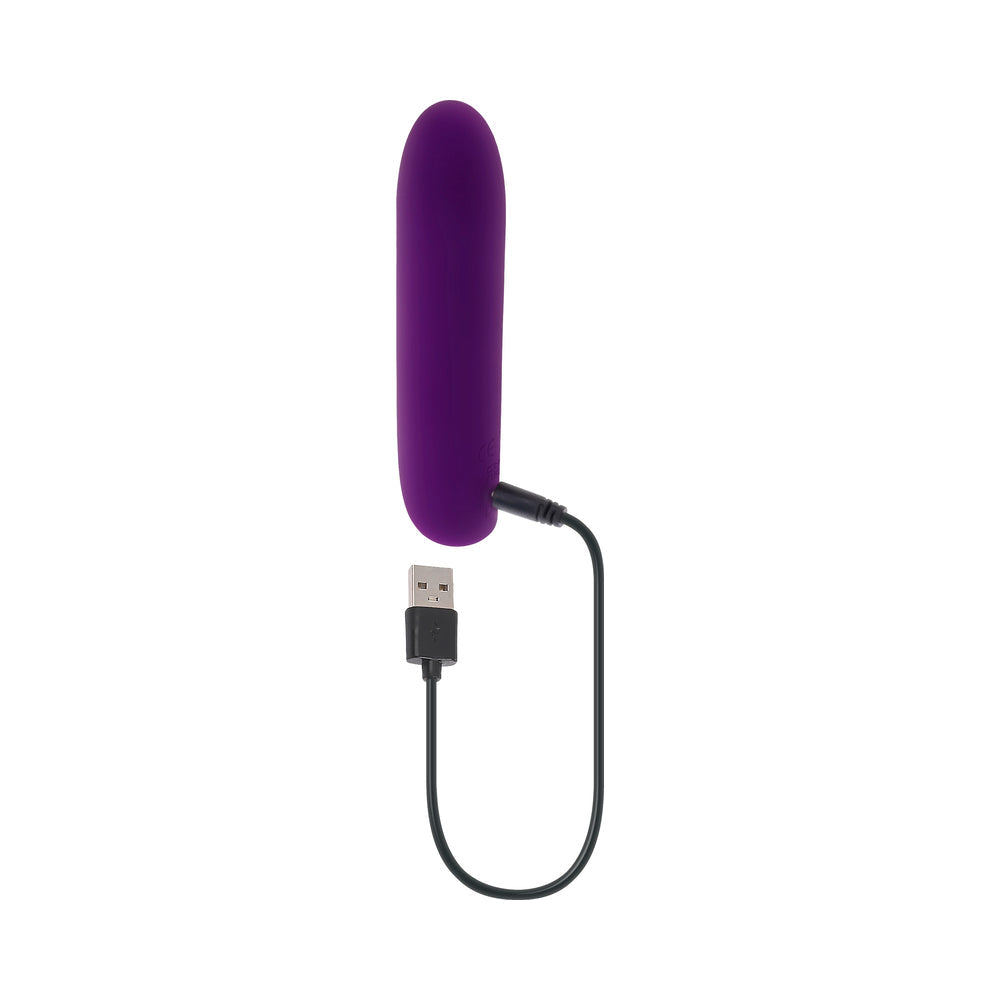 Playboy One & Only Rechargeable Silicone Bullet Vibrator – Purple