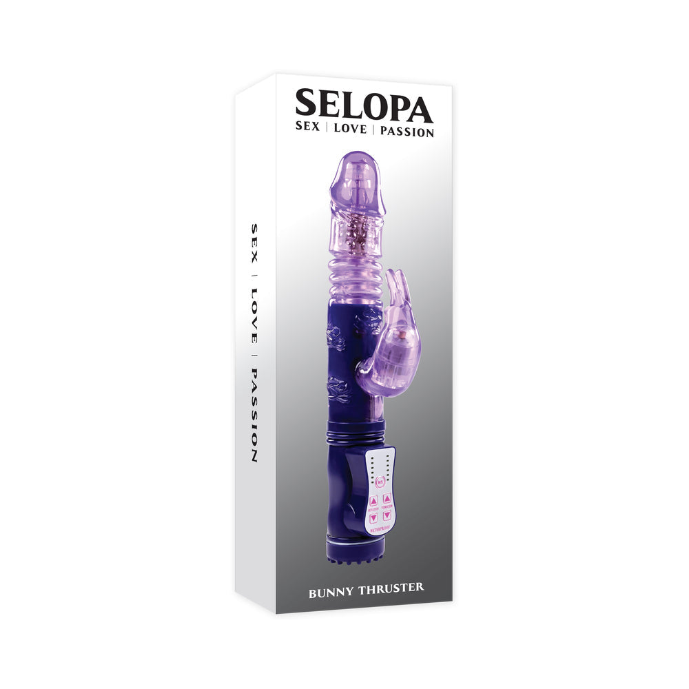 Selopa Bunny Thruster Thrusting Rabbit Vibrator – Purple